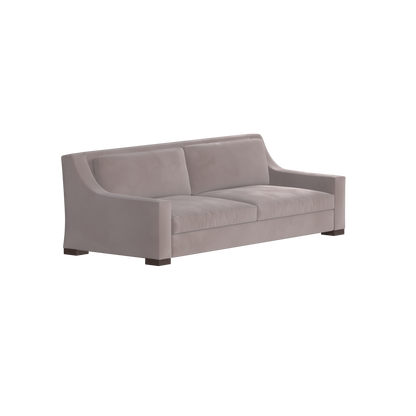 Louis 2 Seater Sofa — Structured Design with Tapered Arms