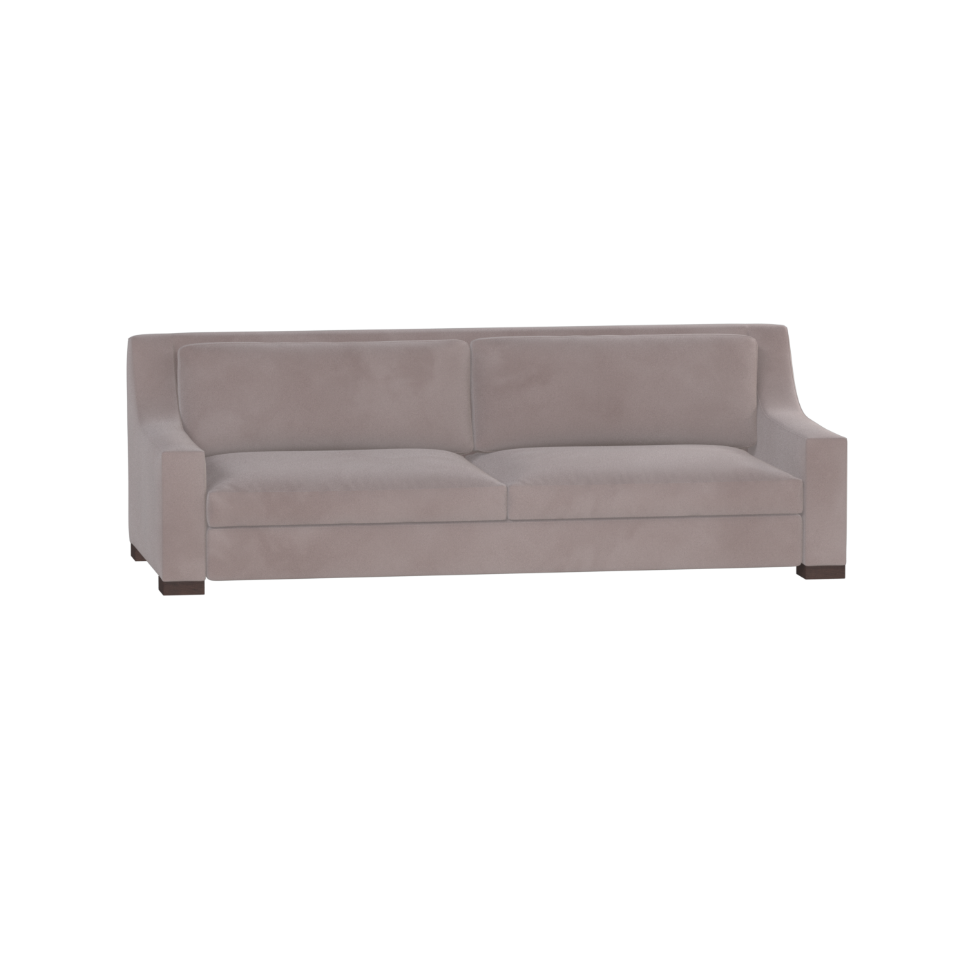 Louis 2 Seater Sofa — Structured Design with Tapered Arms