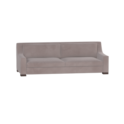 Louis 2 Seater Sofa — Structured Design with Tapered Arms