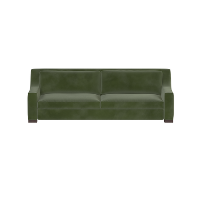 Louis 2 Seater Sofa — Structured Design with Tapered Arms