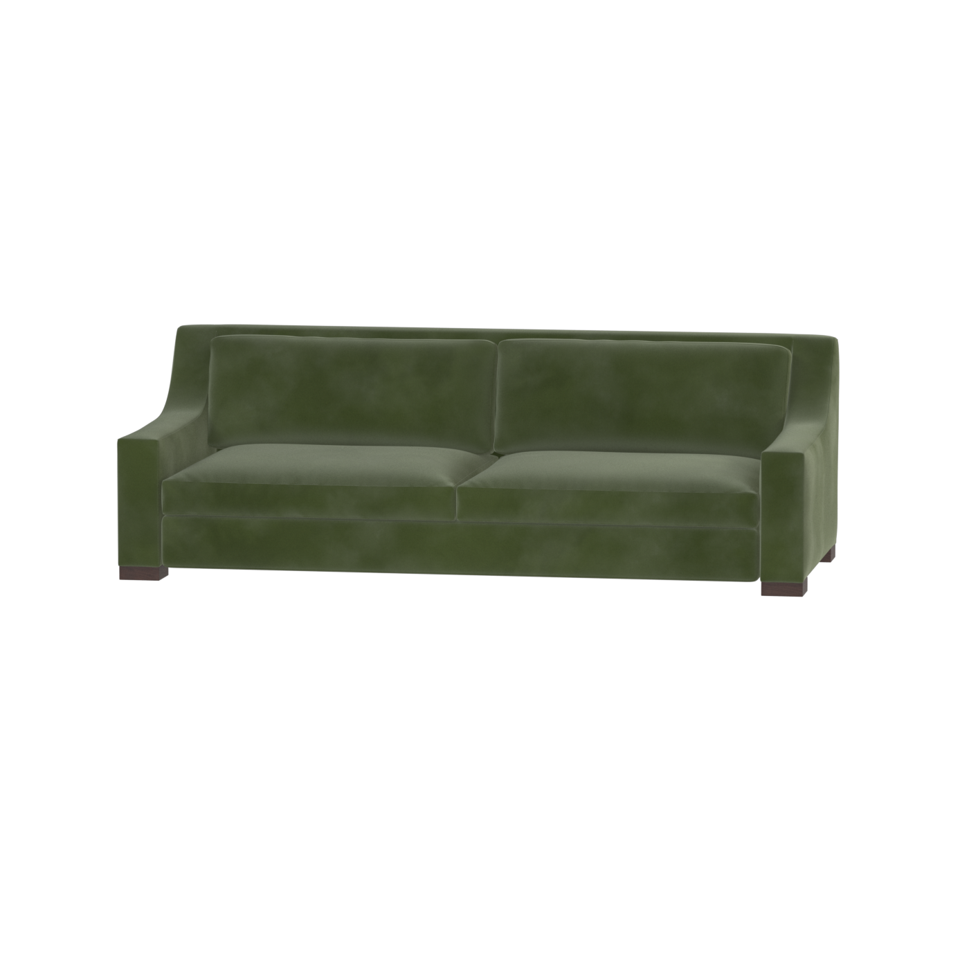 Louis 2 Seater Sofa — Structured Design with Tapered Arms