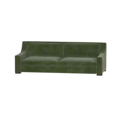 Louis 2 Seater Sofa — Structured Design with Tapered Arms