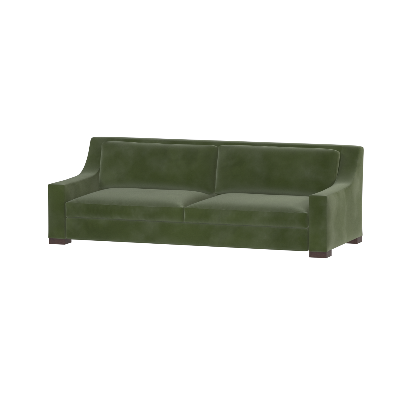 Louis 2 Seater Sofa — Structured Design with Tapered Arms