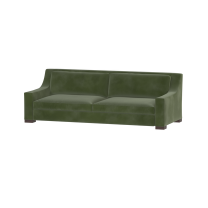 Louis 2 Seater Sofa — Structured Design with Tapered Arms