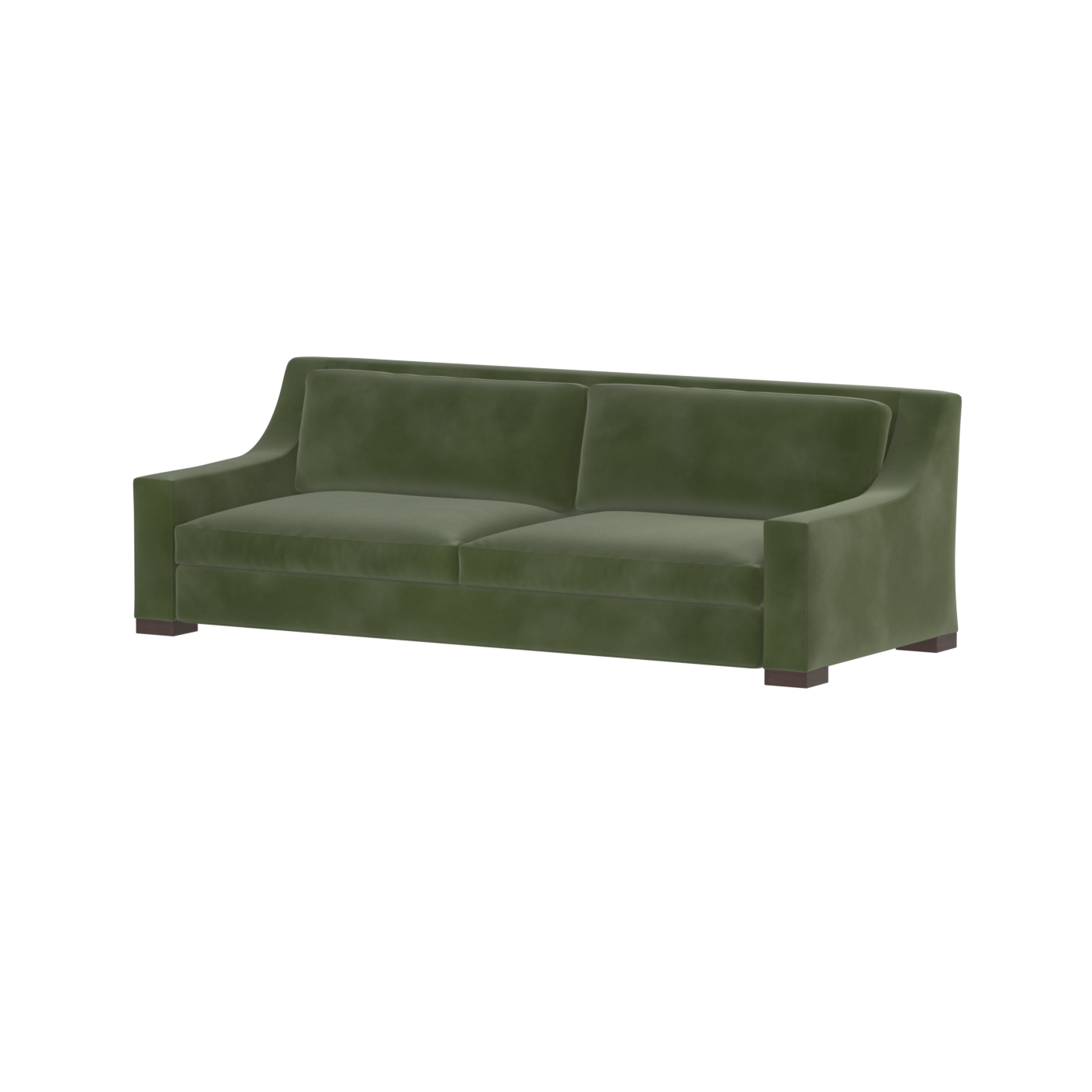 Louis 2 Seater Sofa — Structured Design with Tapered Arms