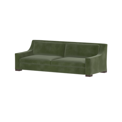 Louis 2 Seater Sofa — Structured Design with Tapered Arms