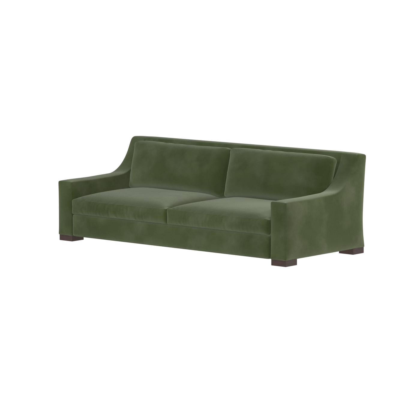 Louis 2 Seater Sofa — Structured Design with Tapered Arms