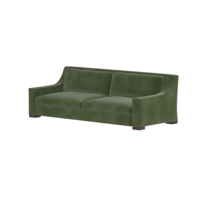 Louis 2 Seater Sofa — Structured Design with Tapered Arms