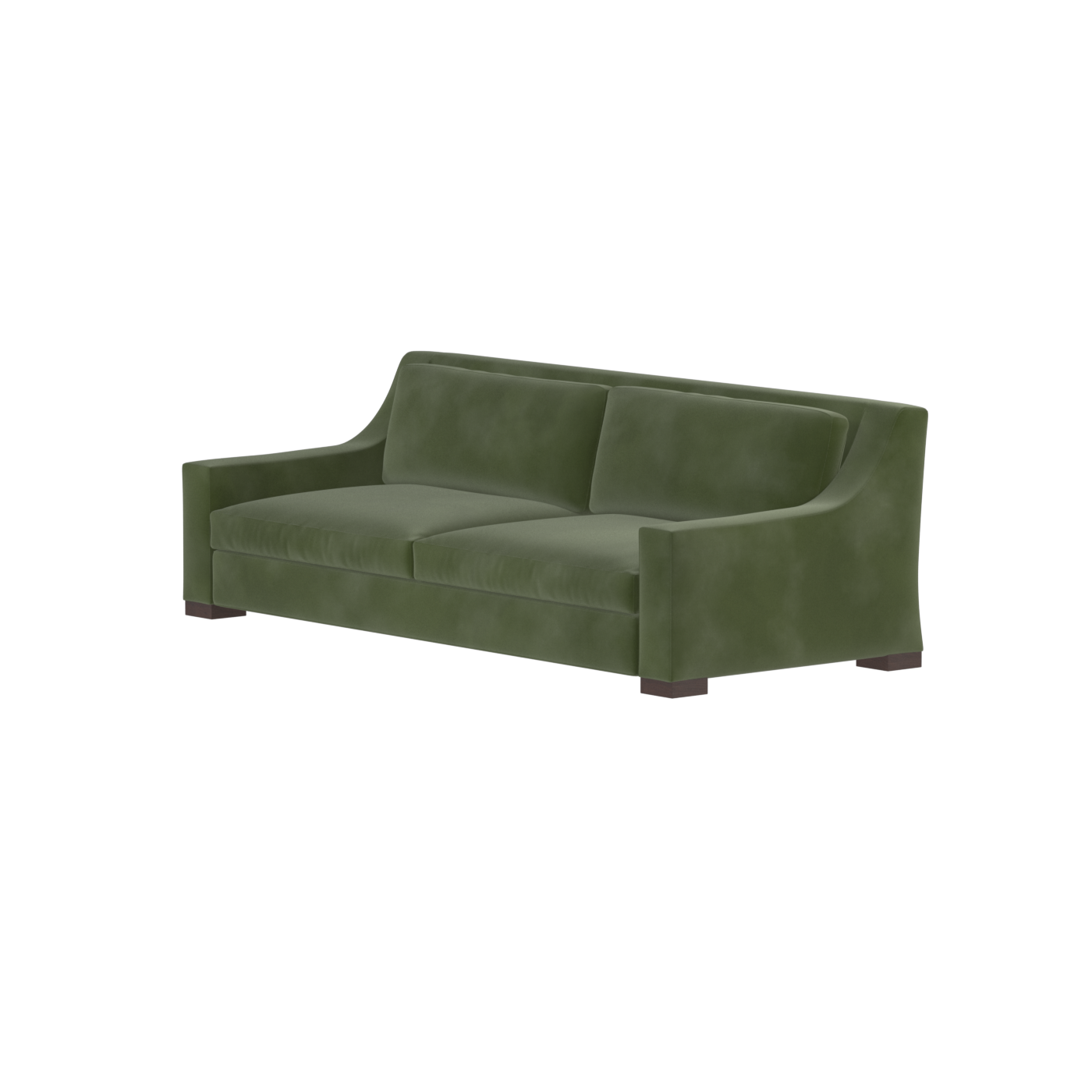 Louis 2 Seater Sofa — Structured Design with Tapered Arms