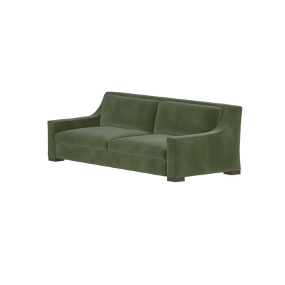 Louis 2 Seater Sofa — Structured Design with Tapered Arms