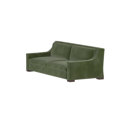 Louis 2 Seater Sofa — Structured Design with Tapered Arms