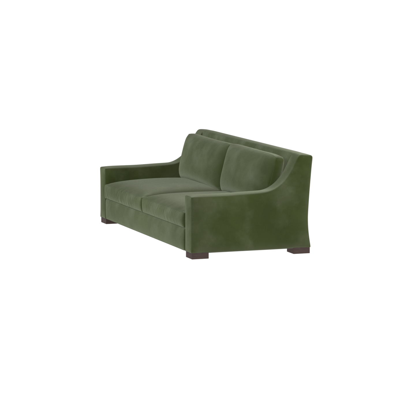 Louis 2 Seater Sofa — Structured Design with Tapered Arms