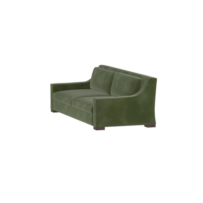 Louis 2 Seater Sofa — Structured Design with Tapered Arms