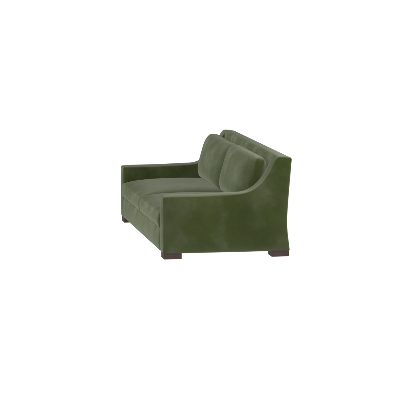 Louis 2 Seater Sofa — Structured Design with Tapered Arms