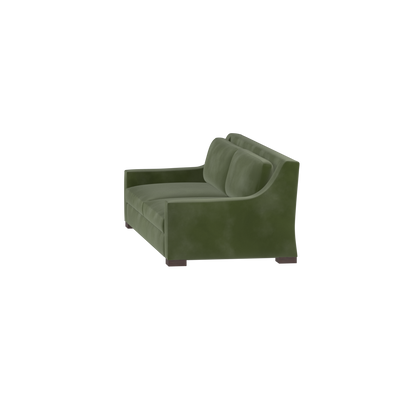 Louis 2 Seater Sofa — Structured Design with Tapered Arms