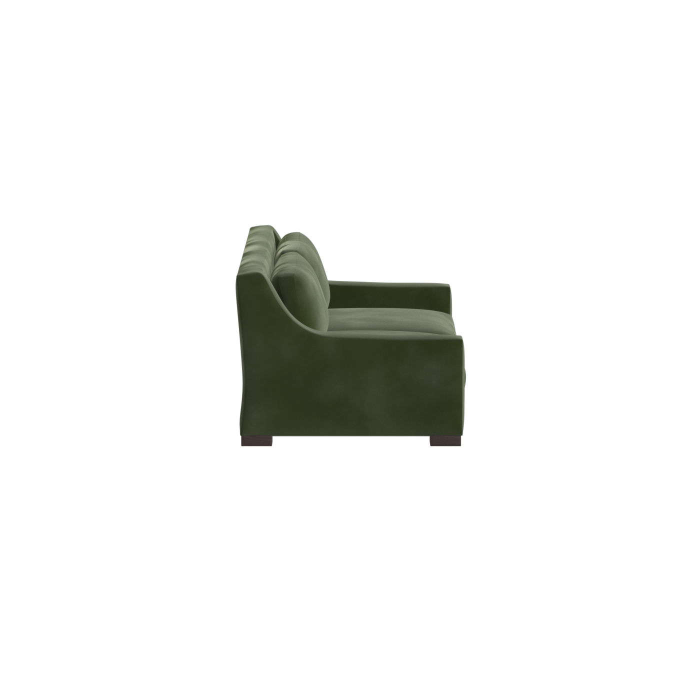 Louis 2 Seater Sofa — Structured Design with Tapered Arms