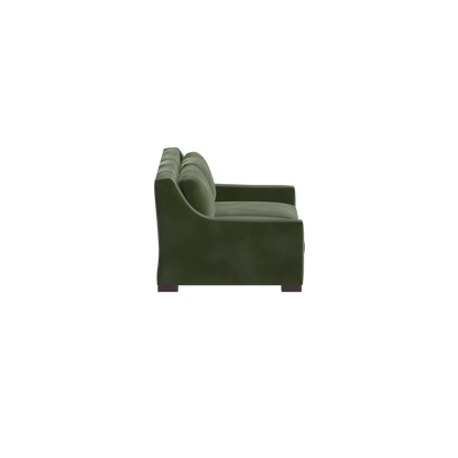 Louis 2 Seater Sofa — Structured Design with Tapered Arms