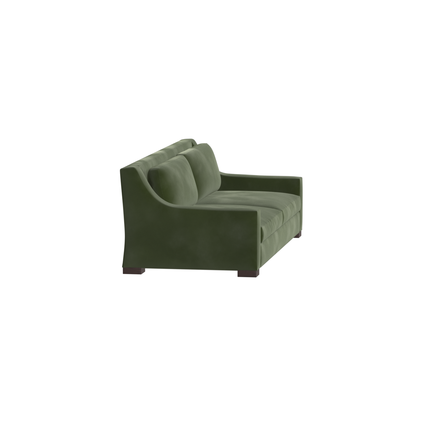Louis 2 Seater Sofa — Structured Design with Tapered Arms