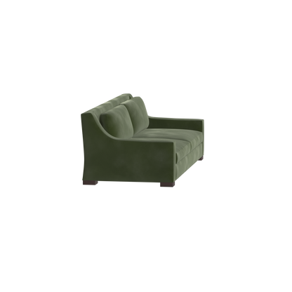 Louis 2 Seater Sofa — Structured Design with Tapered Arms