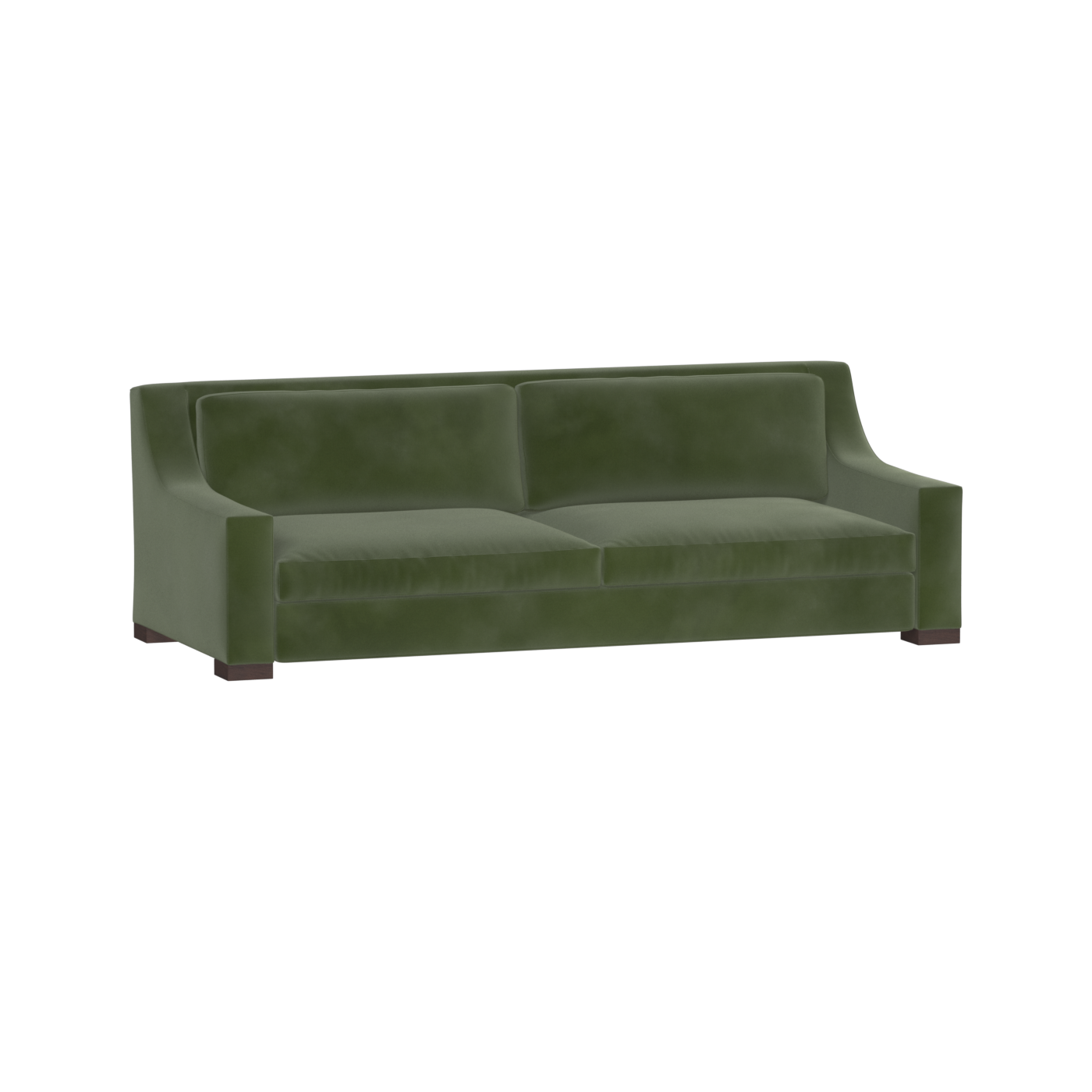 Louis 2 Seater Sofa — Structured Design with Tapered Arms