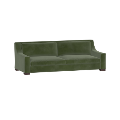 Louis 2 Seater Sofa — Structured Design with Tapered Arms