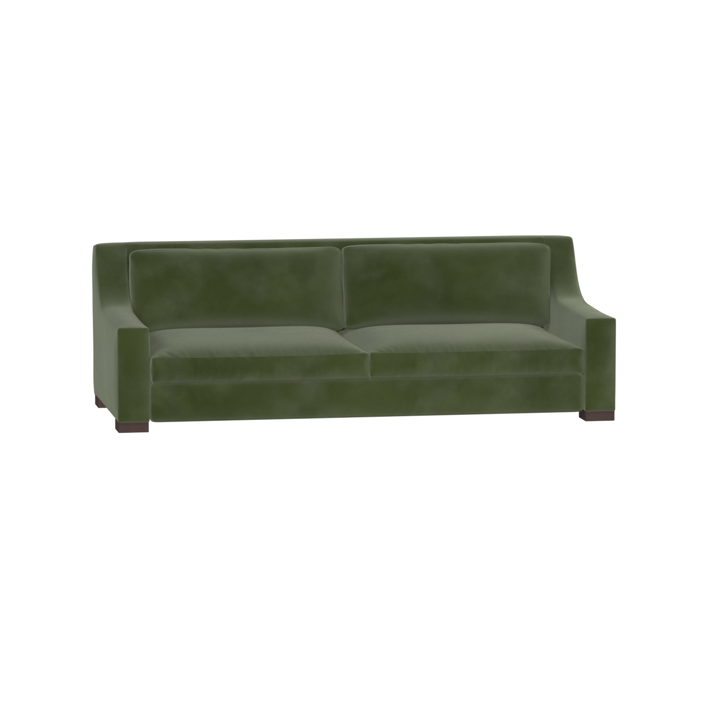 Louis 2 Seater Sofa — Structured Design with Tapered Arms