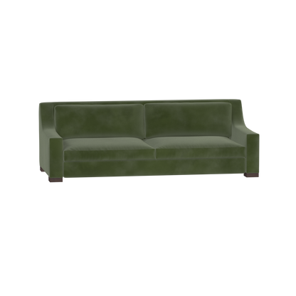 Louis 2 Seater Sofa — Structured Design with Tapered Arms