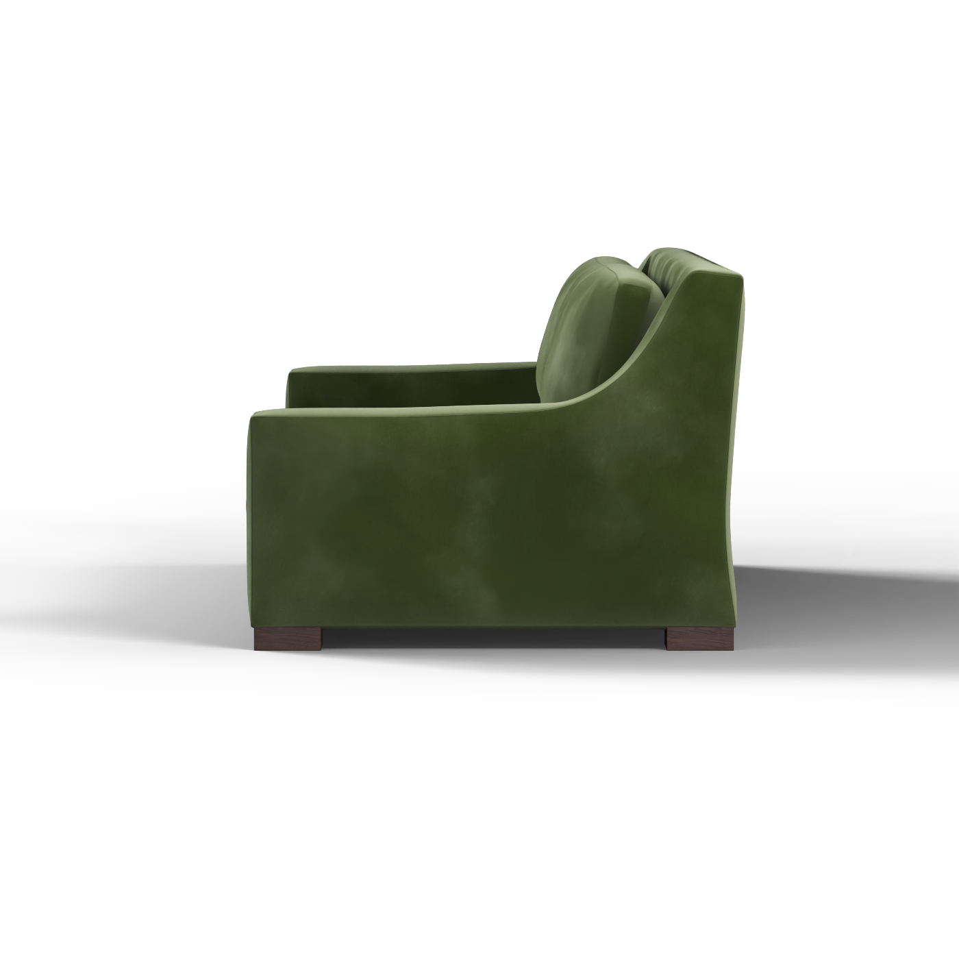 Louis 2 Seater Sofa — Structured Design with Tapered Arms