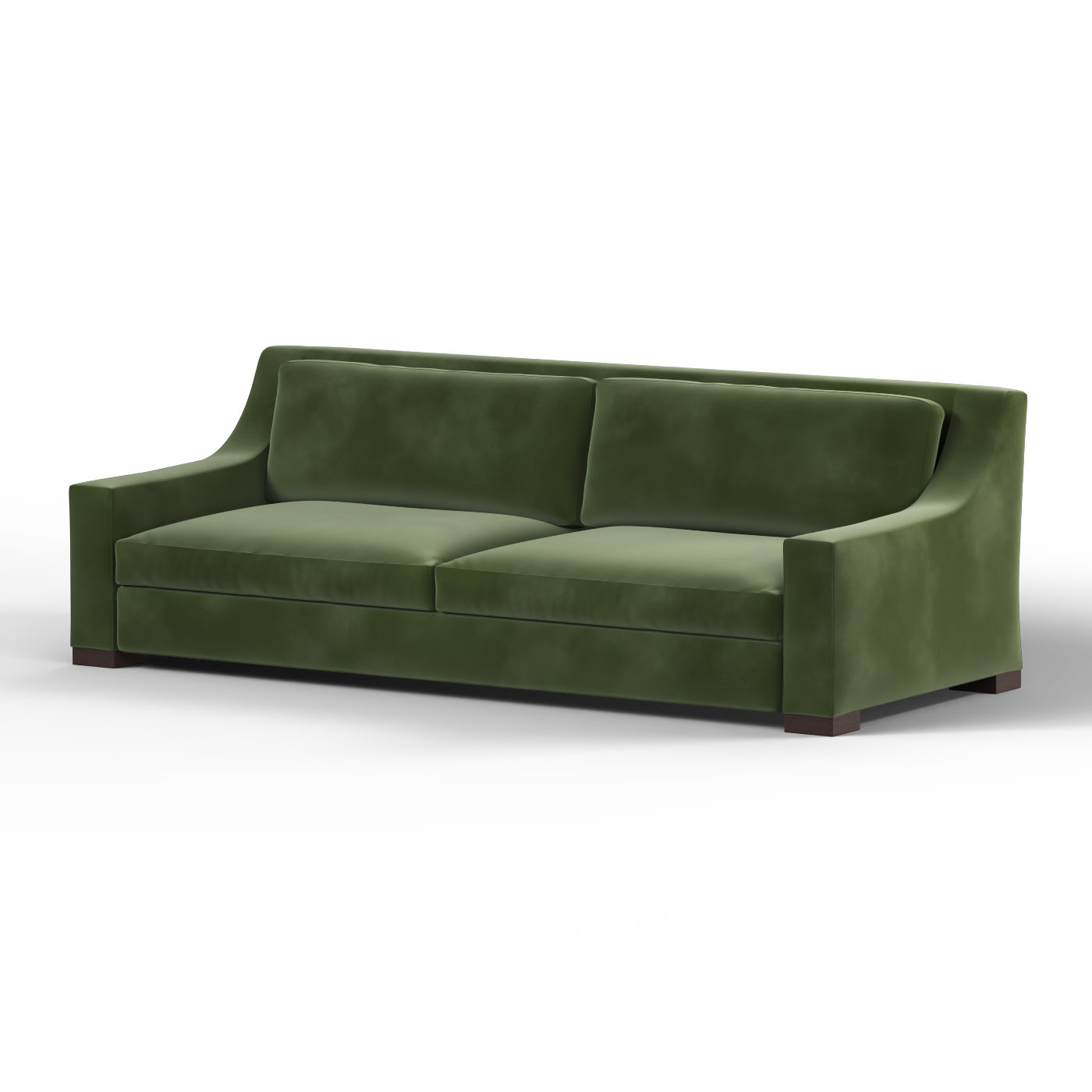 Louis 2 Seater Sofa — Structured Design with Tapered Arms