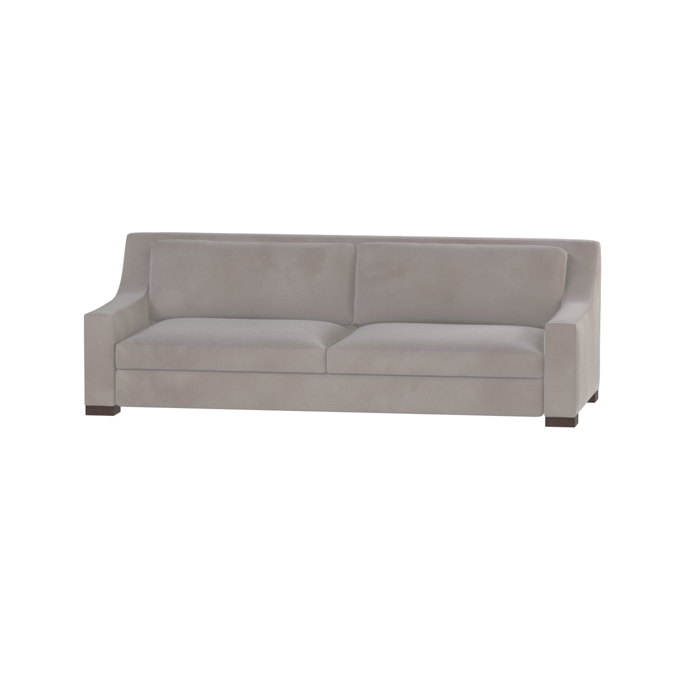Louis 2 Seater Sofa — Structured Design with Tapered Arms
