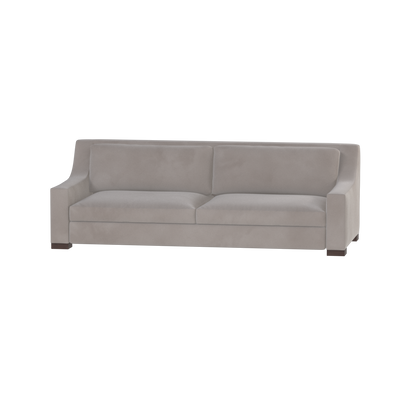 Louis 2 Seater Sofa — Structured Design with Tapered Arms