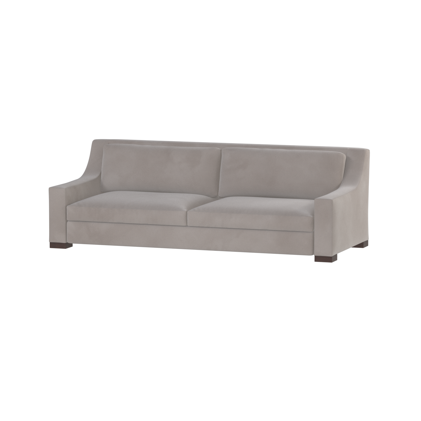 Louis 2 Seater Sofa — Structured Design with Tapered Arms
