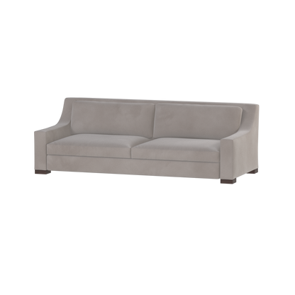 Louis 2 Seater Sofa — Structured Design with Tapered Arms