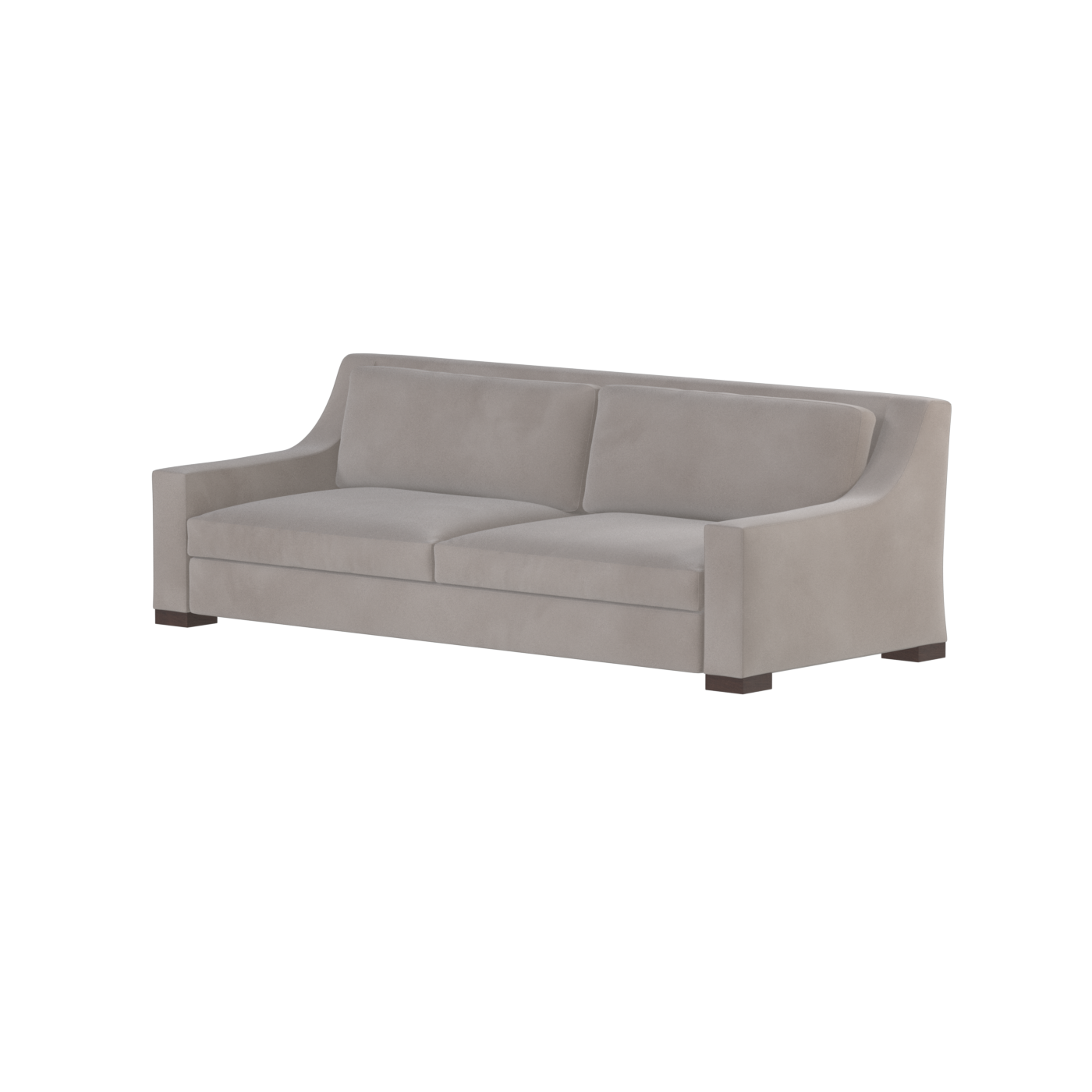 Louis 2 Seater Sofa — Structured Design with Tapered Arms