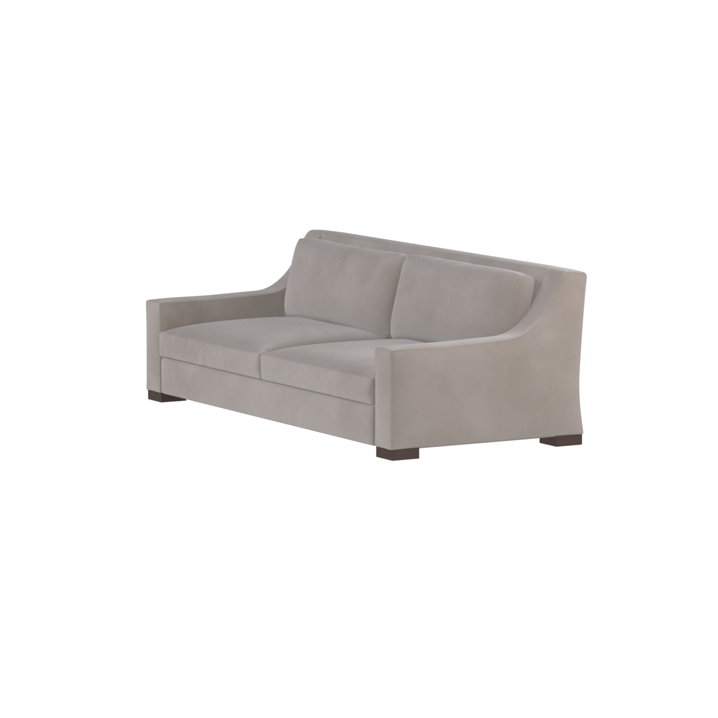 Louis 2 Seater Sofa — Structured Design with Tapered Arms