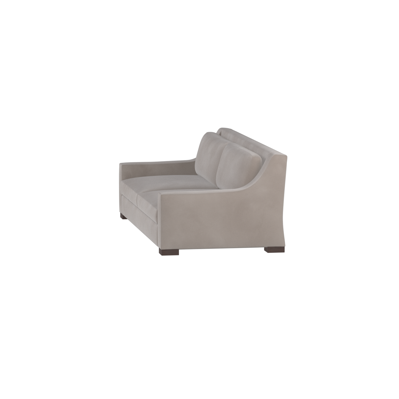 Louis 2 Seater Sofa — Structured Design with Tapered Arms