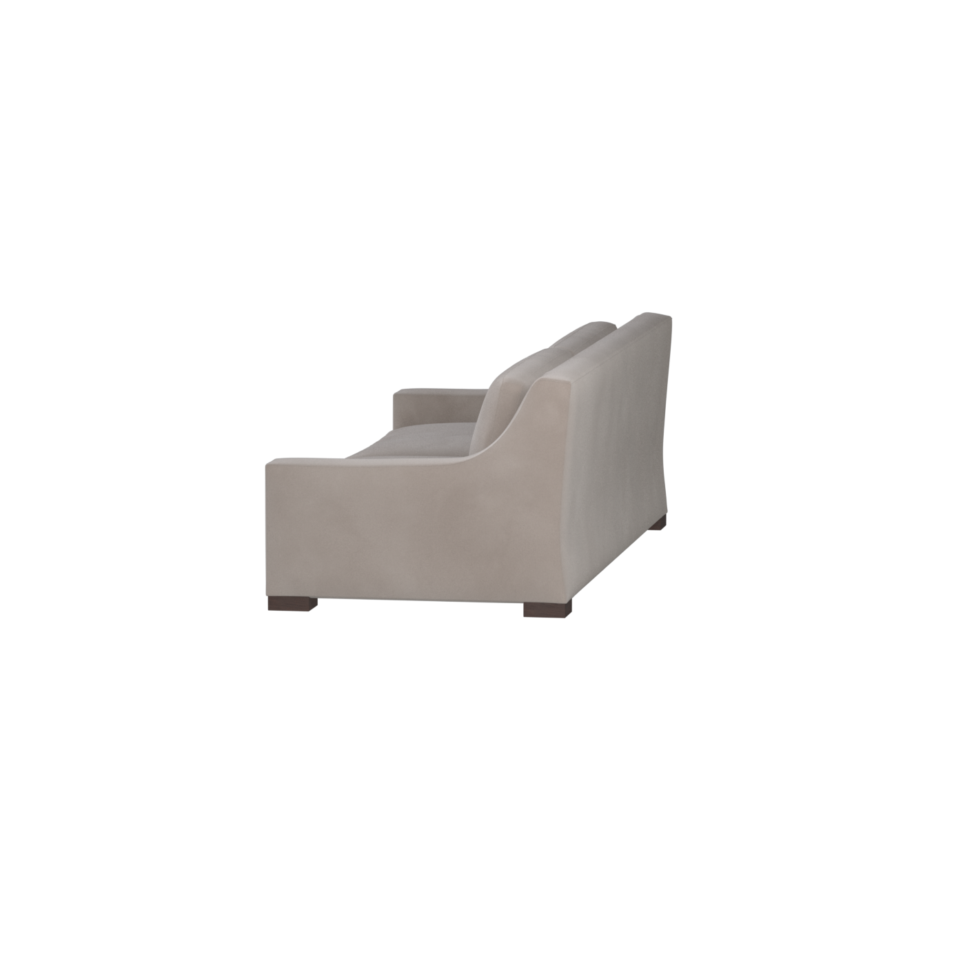 Louis 2 Seater Sofa — Structured Design with Tapered Arms