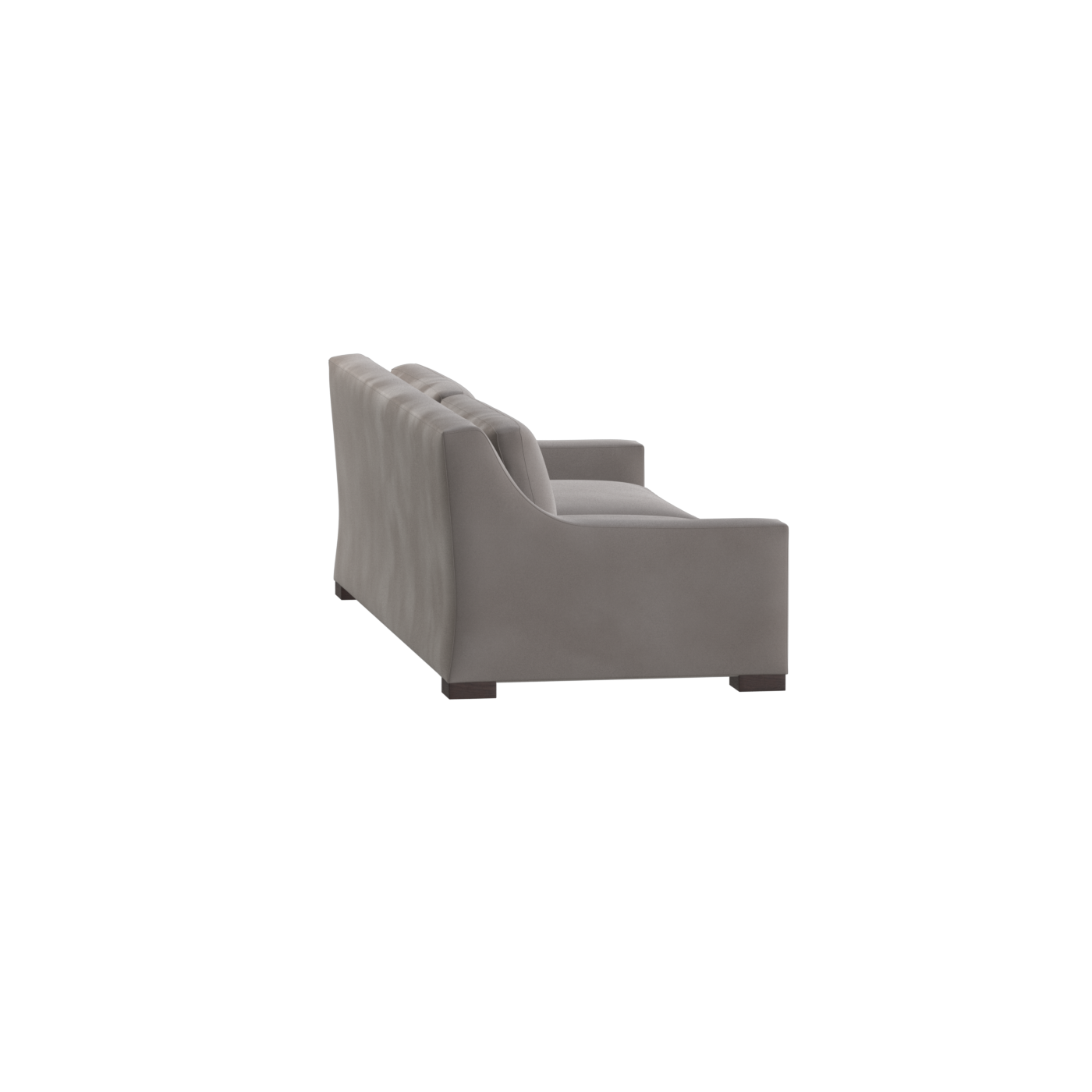 Louis 2 Seater Sofa — Structured Design with Tapered Arms