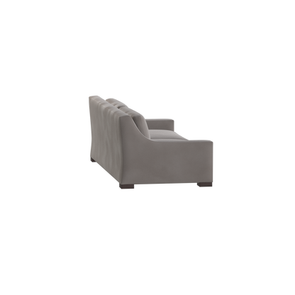 Louis 2 Seater Sofa — Structured Design with Tapered Arms