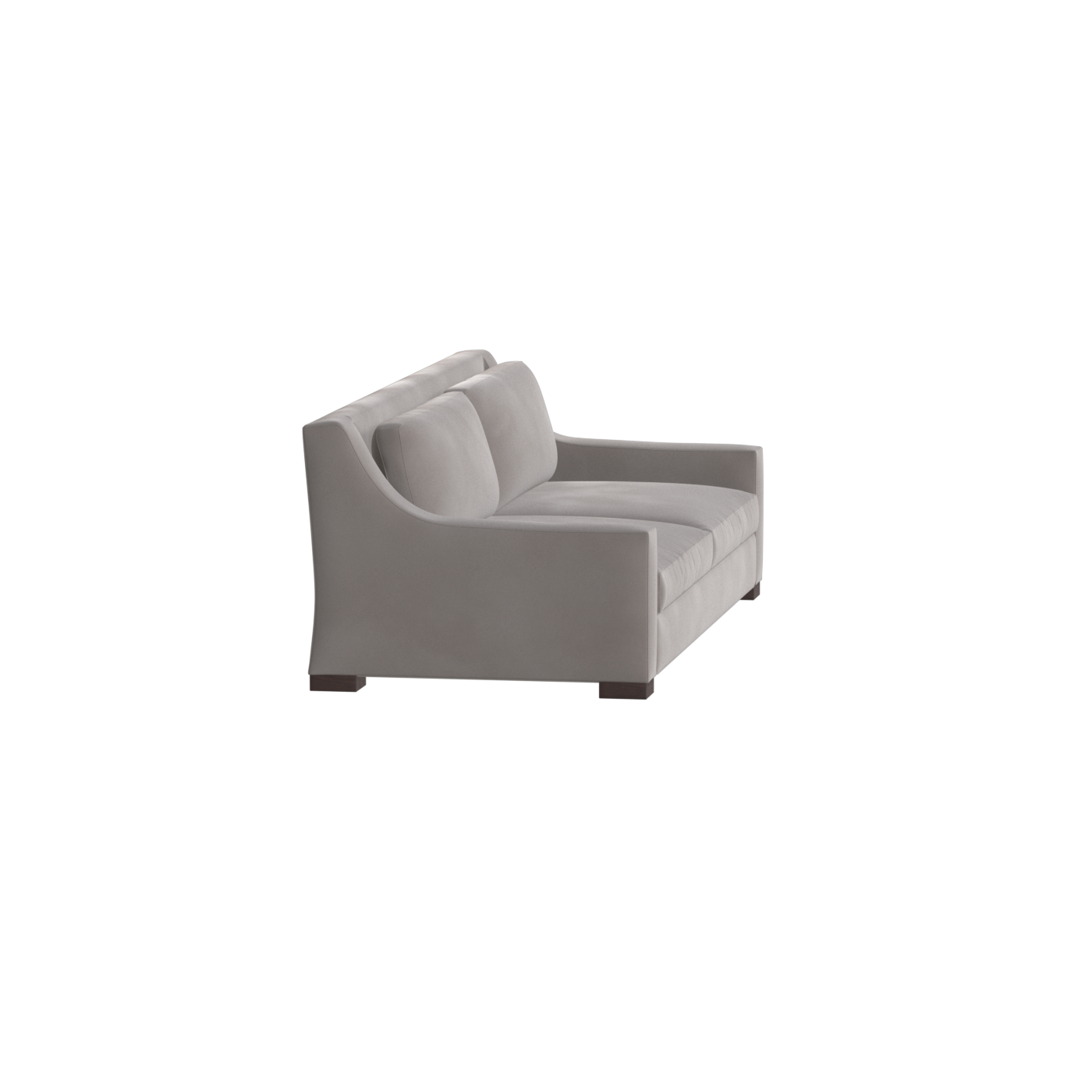 Louis 2 Seater Sofa — Structured Design with Tapered Arms