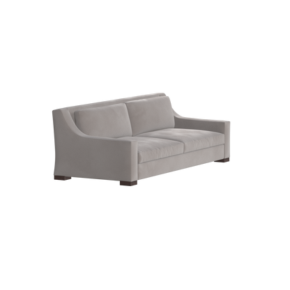 Louis 2 Seater Sofa — Structured Design with Tapered Arms