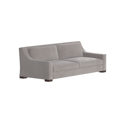 Louis 2 Seater Sofa — Structured Design with Tapered Arms