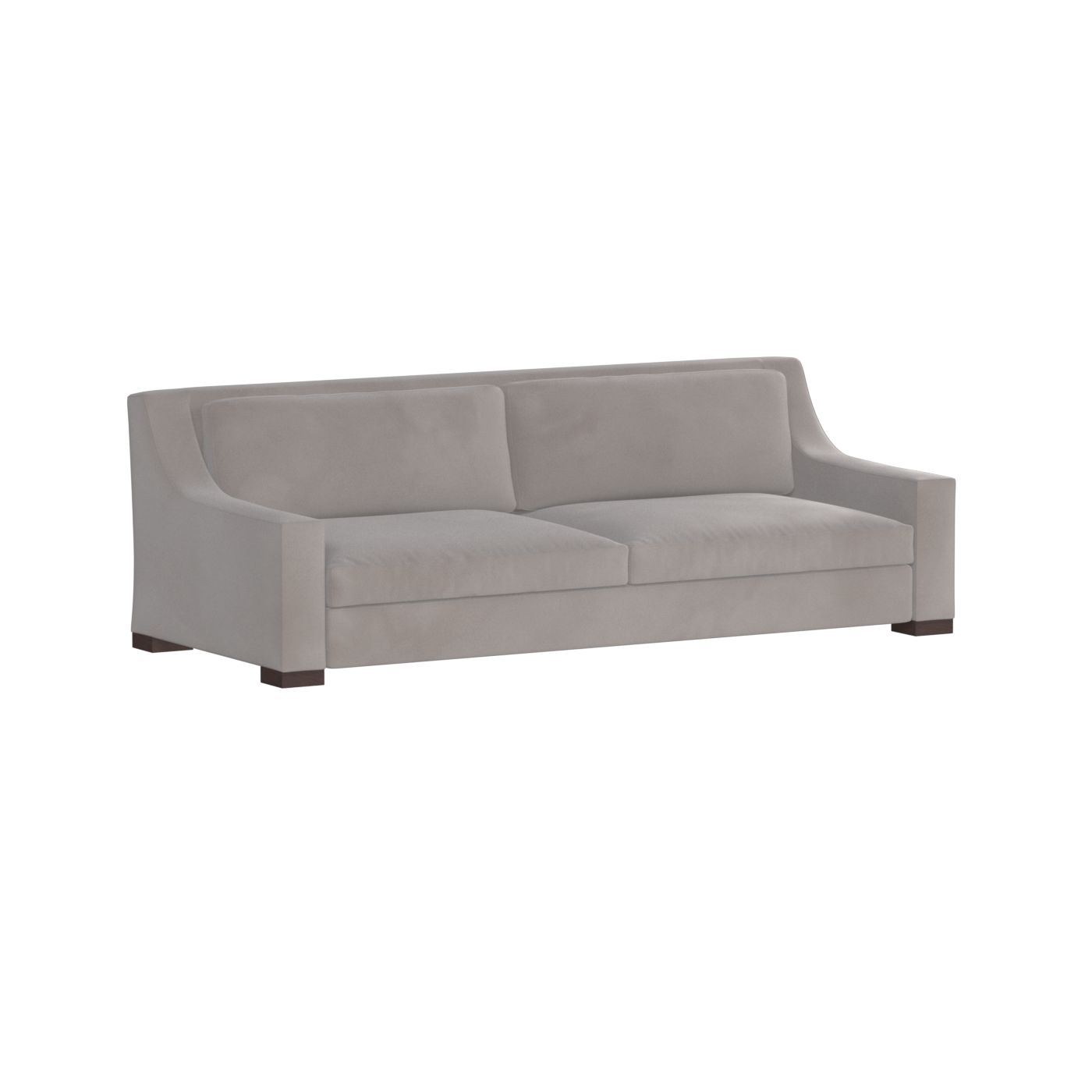 Louis 2 Seater Sofa — Structured Design with Tapered Arms
