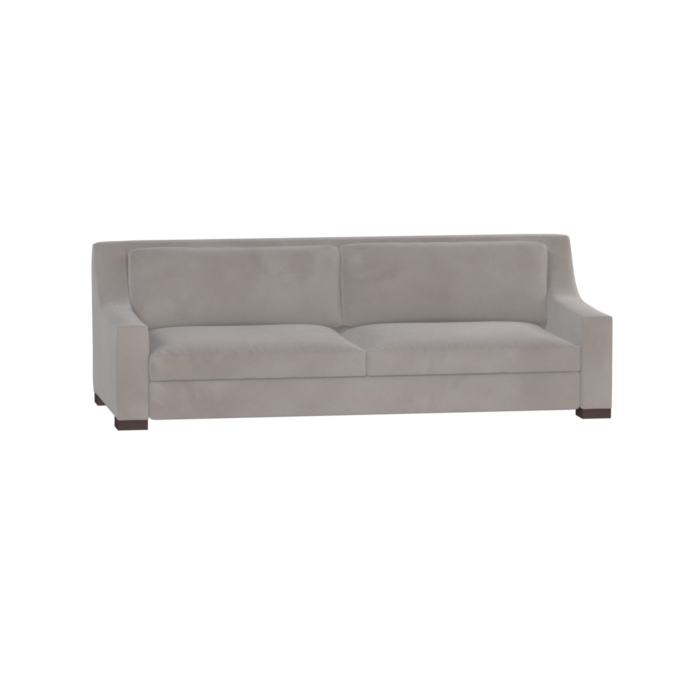 Louis 2 Seater Sofa — Structured Design with Tapered Arms