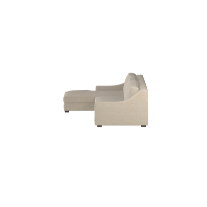 Canapé sectionnel Louis — Disposition d'angle modulaire à profil bas 