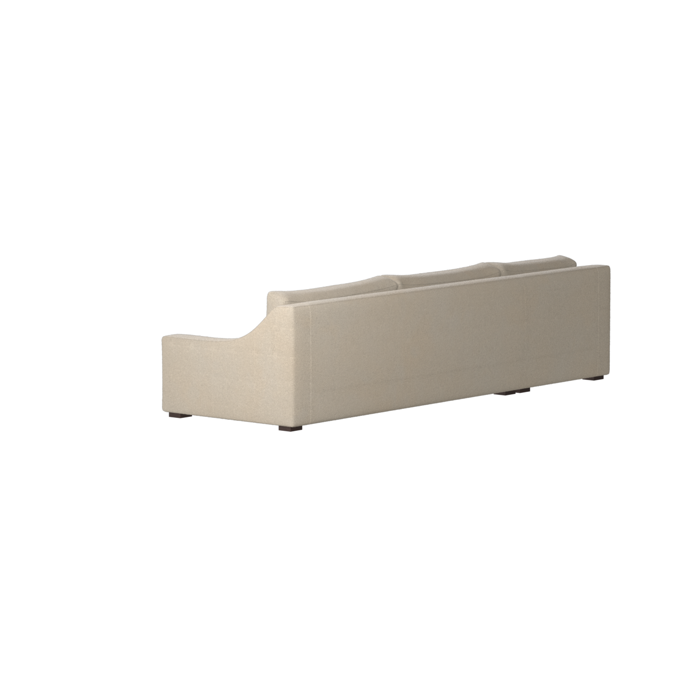 Canapé sectionnel Louis — Disposition d'angle modulaire à profil bas 