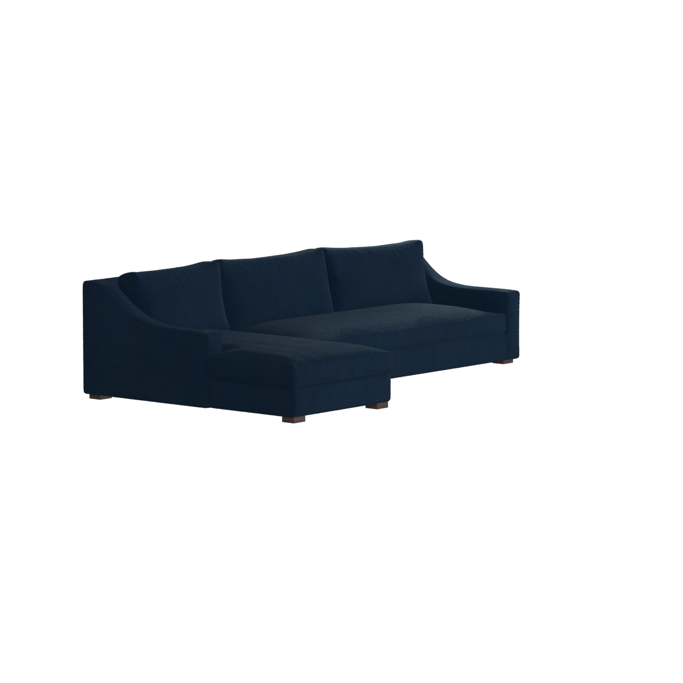 Louis Sectional Sofa — Low-Profile Modular Corner Layout