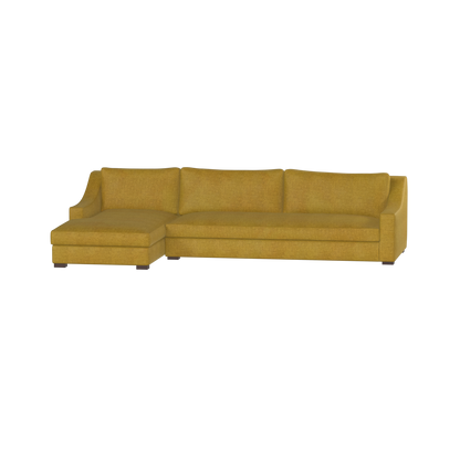 Louis Sectional Sofa — Low-Profile Modular Corner Layout