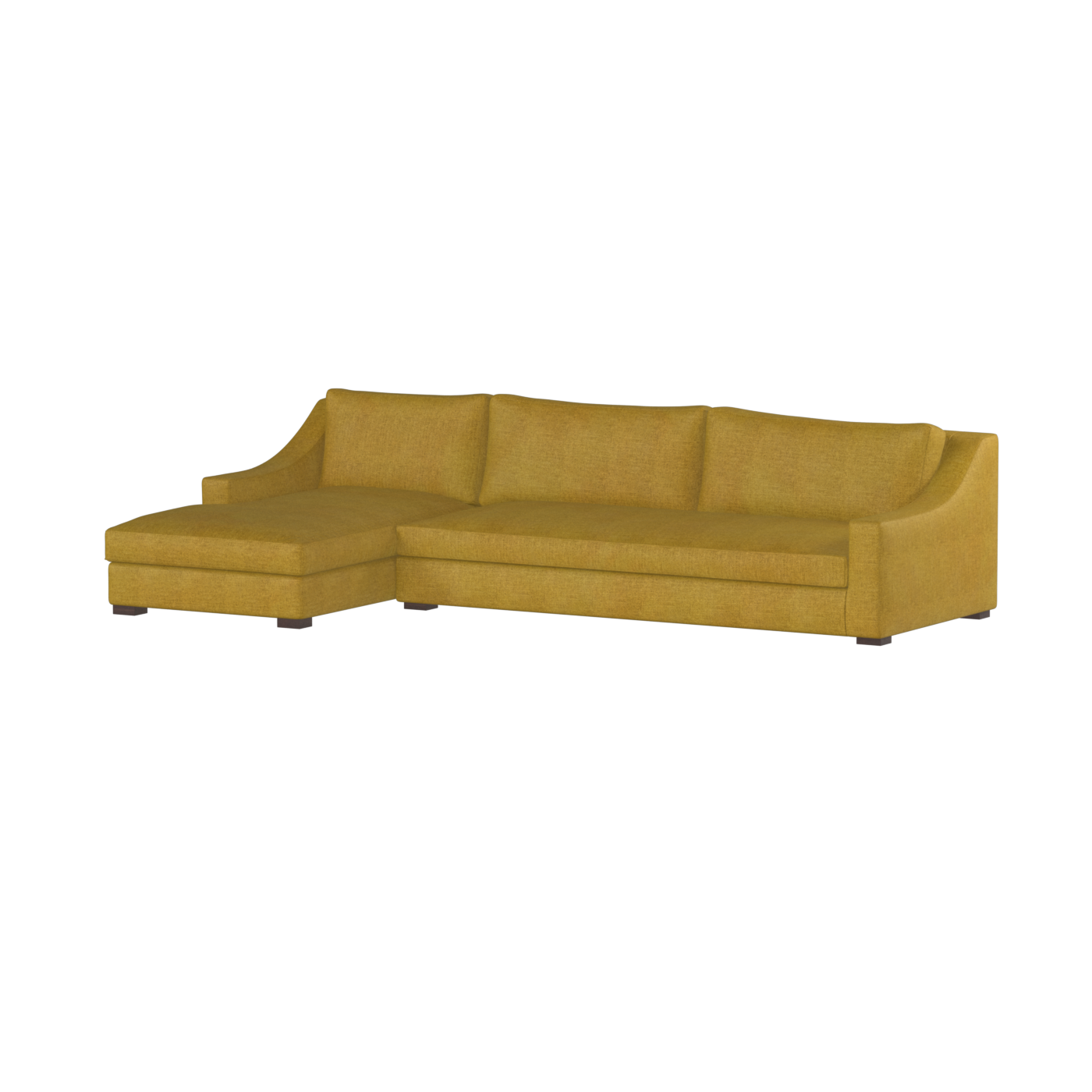 Louis Sectional Sofa — Low-Profile Modular Corner Layout