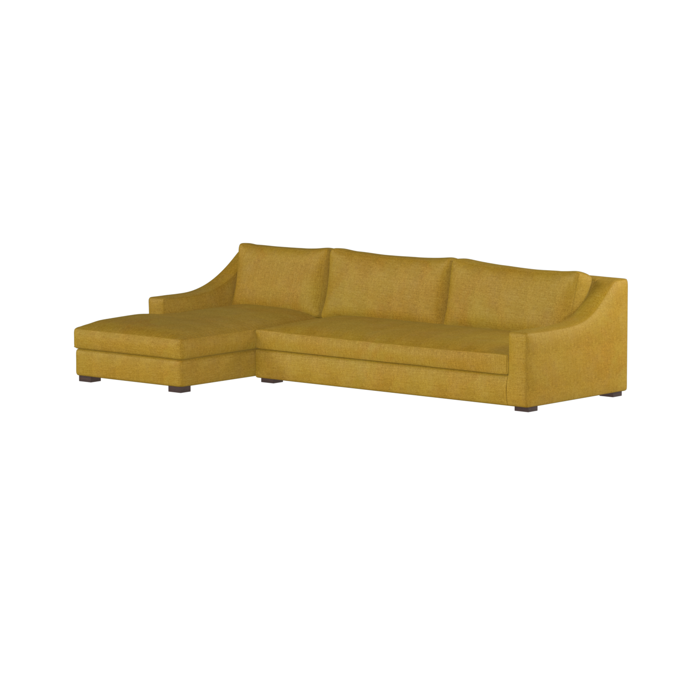 Louis Sectional Sofa — Low-Profile Modular Corner Layout